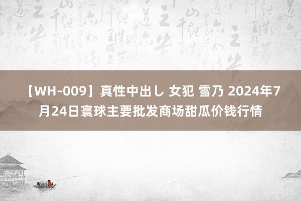 【WH-009】真性中出し 女犯 雪乃 2024年7月24日寰球主要批发商场甜瓜价钱行情