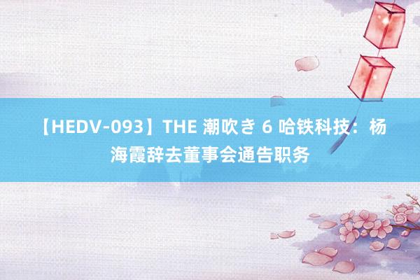 【HEDV-093】THE 潮吹き 6 哈铁科技：杨海霞辞去董事会通告职务