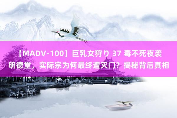 【MADV-100】巨乳女狩り 37 毒不死夜袭明德堂，实际宗为何最终遭灭门？揭秘背后真相