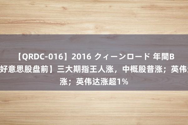 【QRDC-016】2016 クィーンロード 年間BEST10 【好意思股盘前】三大期指王人涨，中概股普涨；英伟达涨超1%