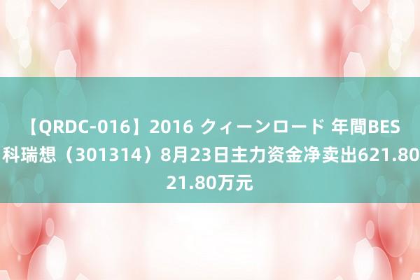 【QRDC-016】2016 クィーンロード 年間BEST10 科瑞想（301314）8月23日主力资金净卖出621.80万元