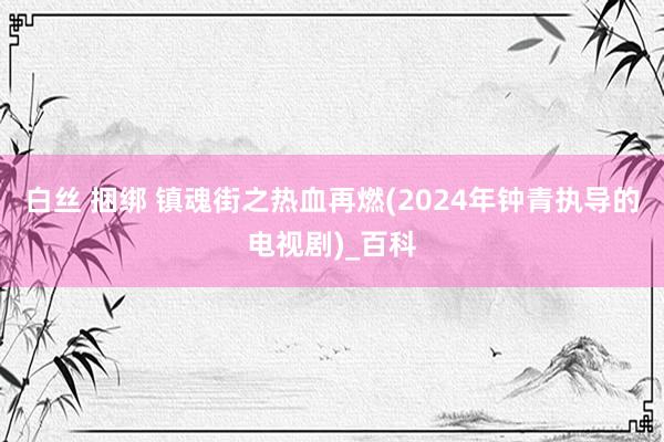 白丝 捆绑 镇魂街之热血再燃(2024年钟青执导的电视剧)_百科